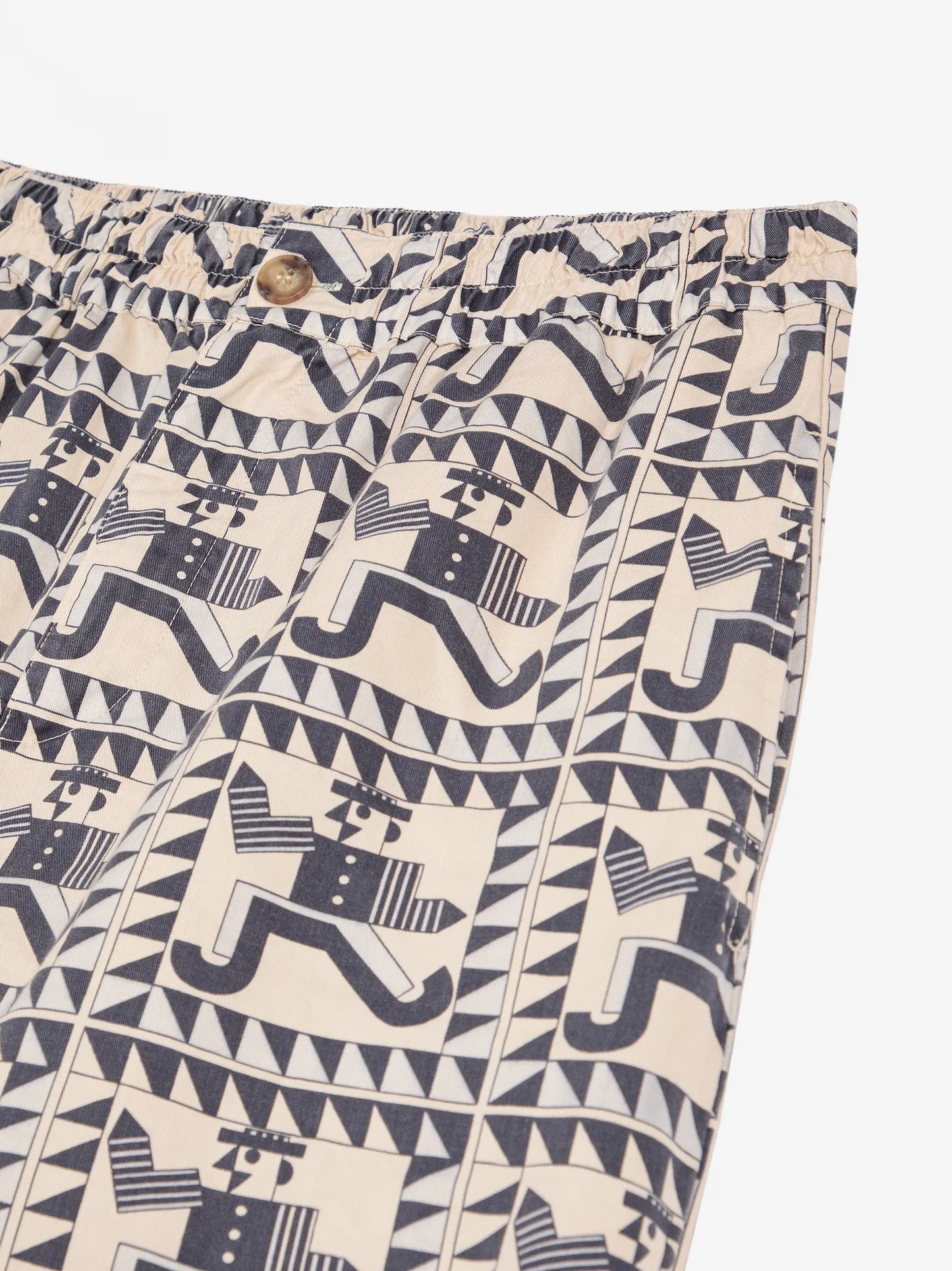 Mr Pencil pattern cocoon pants