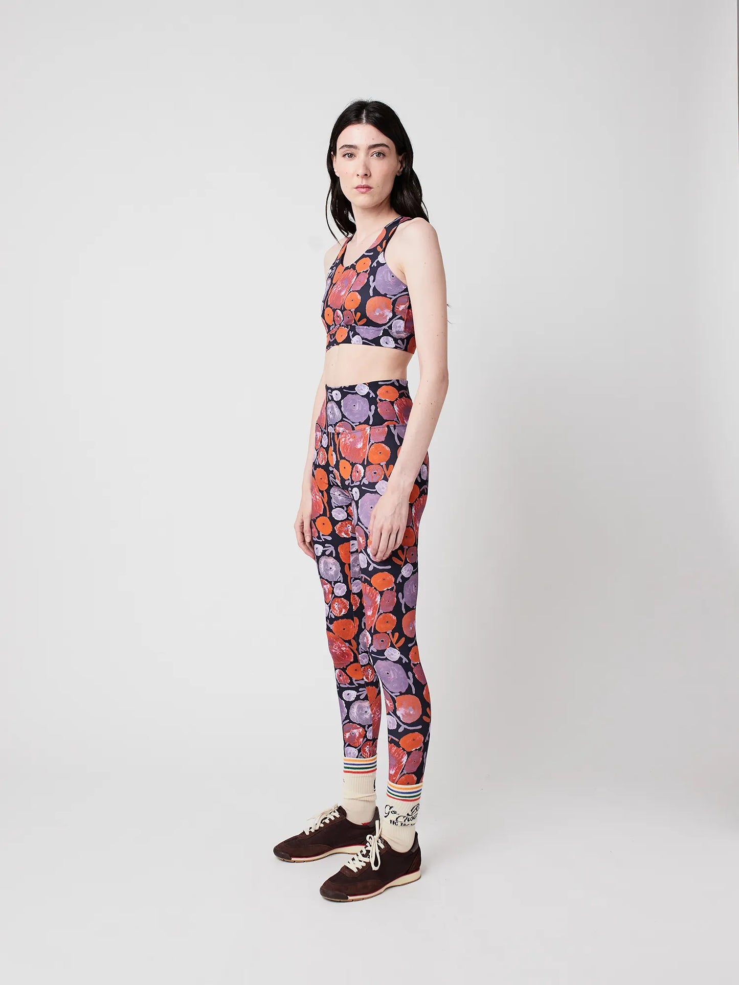 Legging de sport motif Dahlia