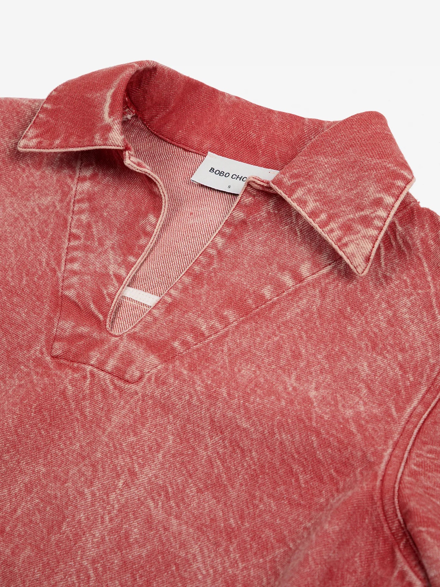 Kurzes Polokleid aus Baumwolle