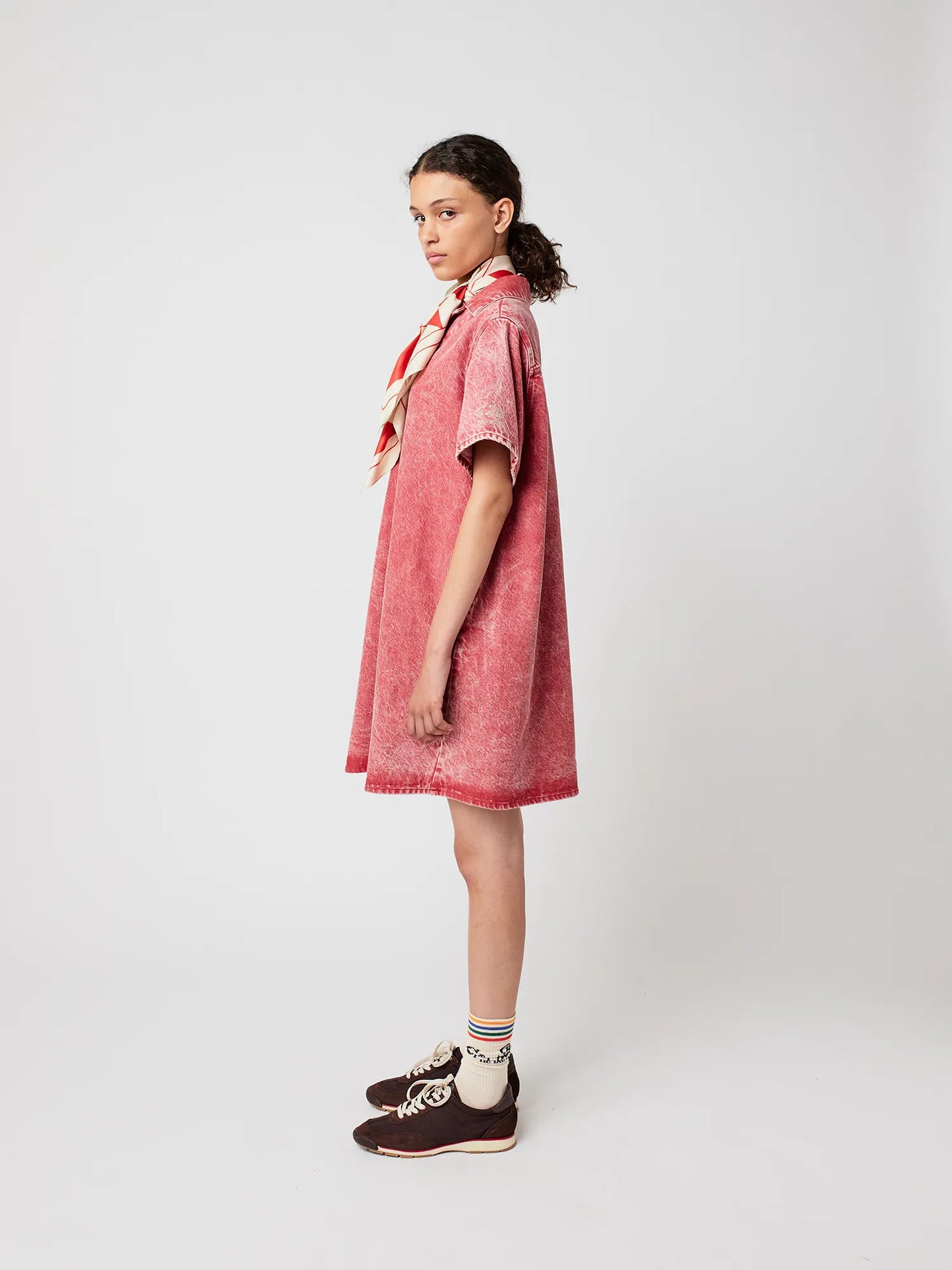Kurzes Polokleid aus Baumwolle
