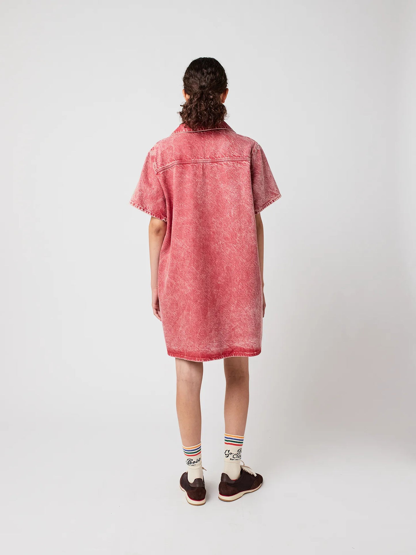 Kurzes Polokleid aus Baumwolle
