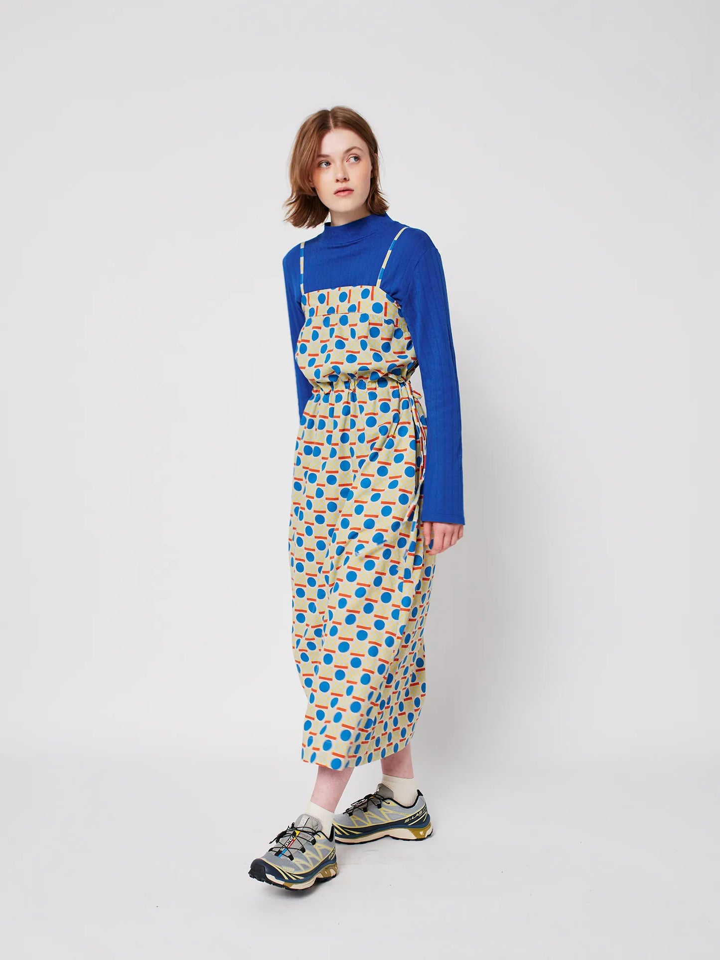 Robe sans manches motif Geometric