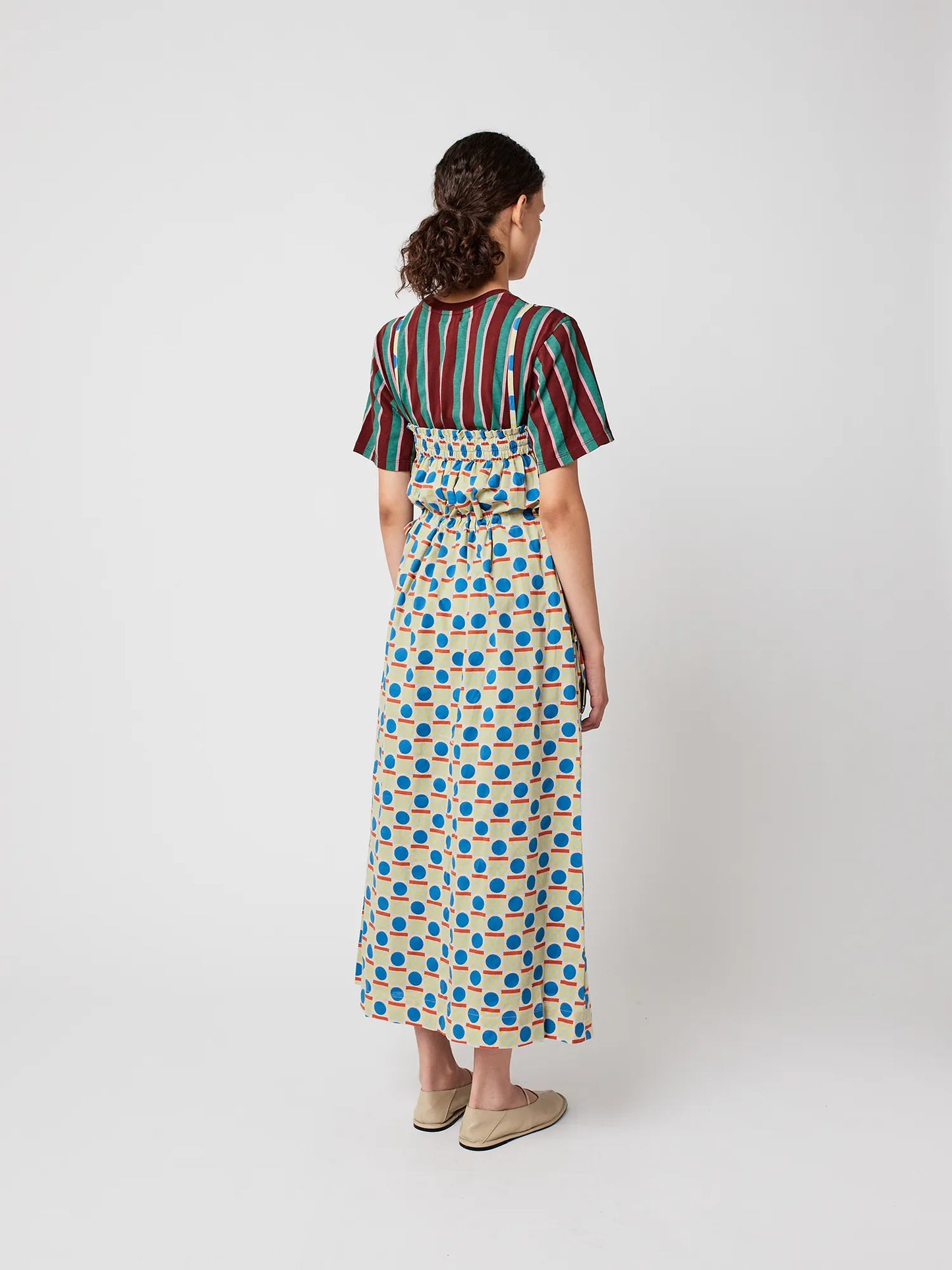 Robe sans manches motif Geometric