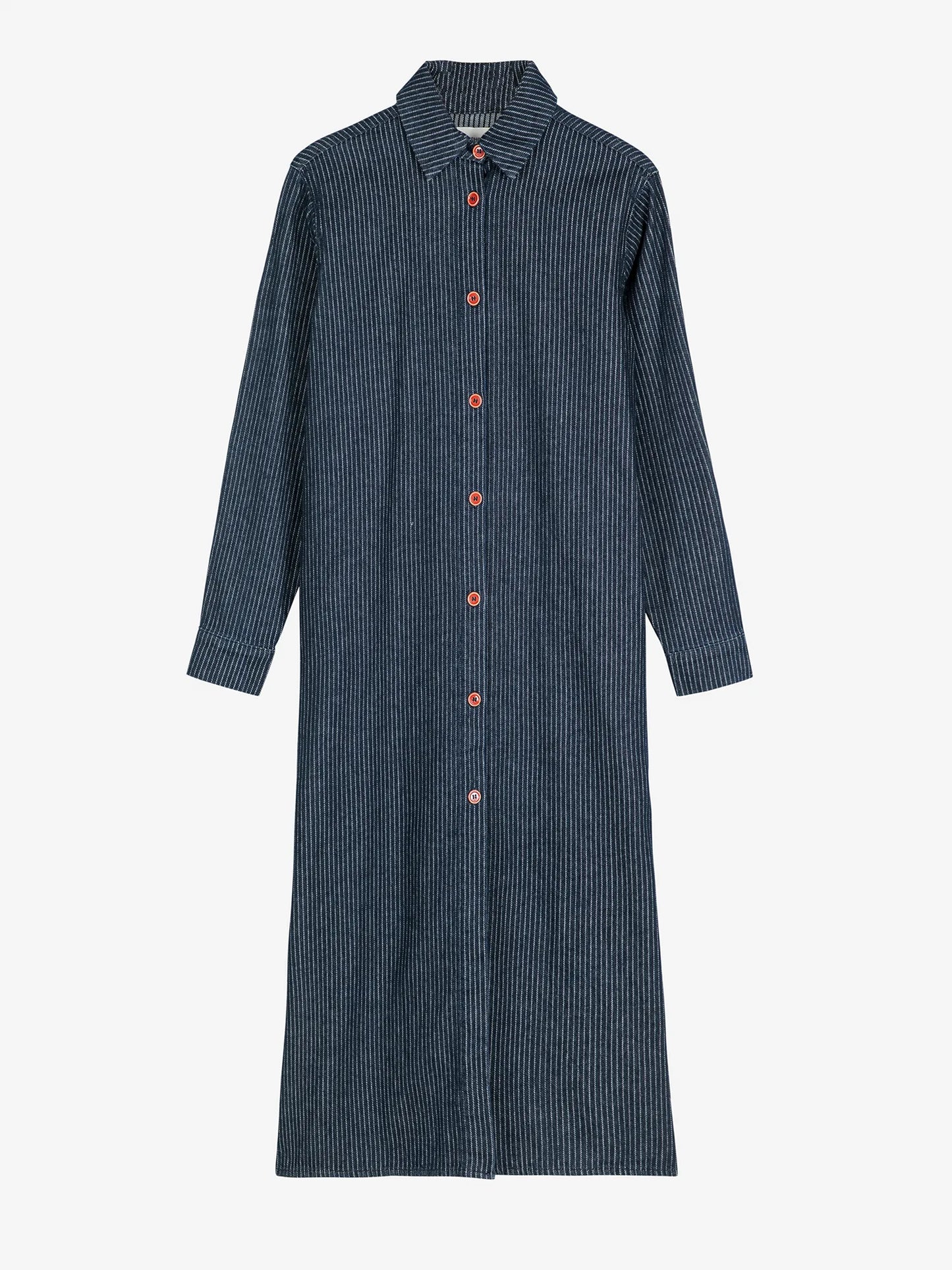 Denim stripe dress