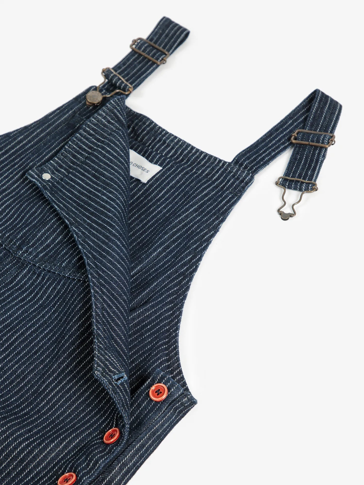 Denim stripe dungaree