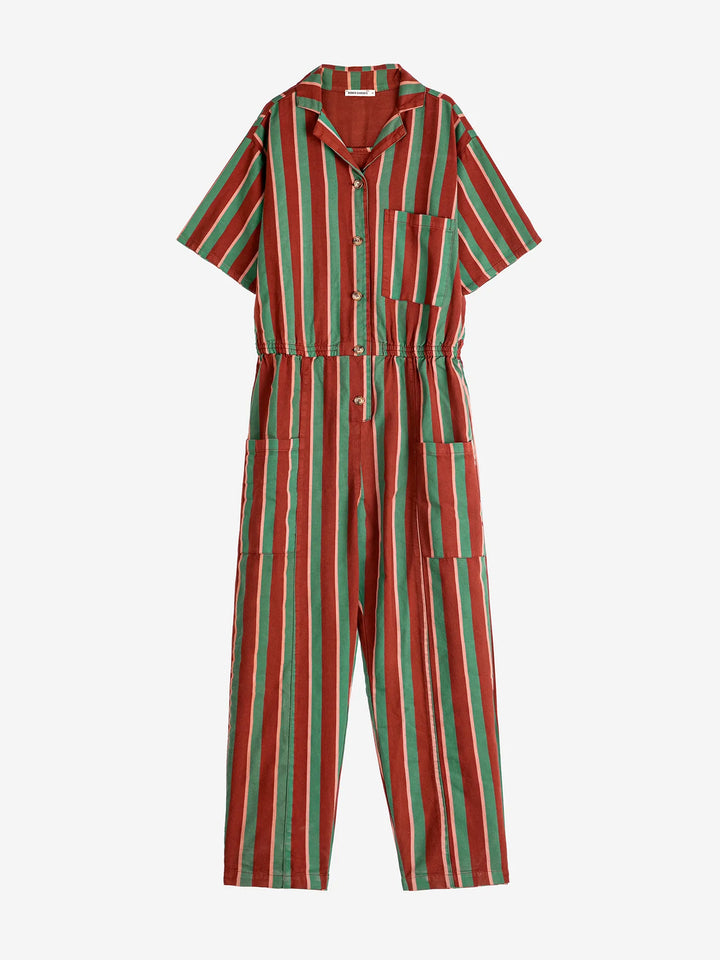 Washed cotton overall