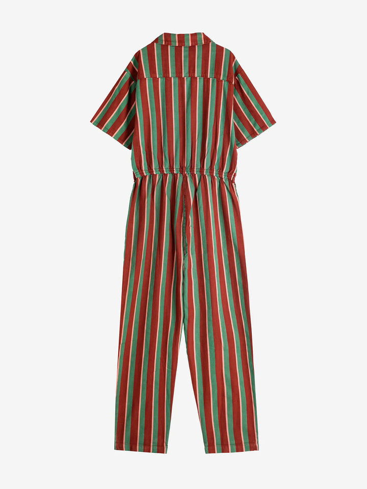 Washed cotton overall