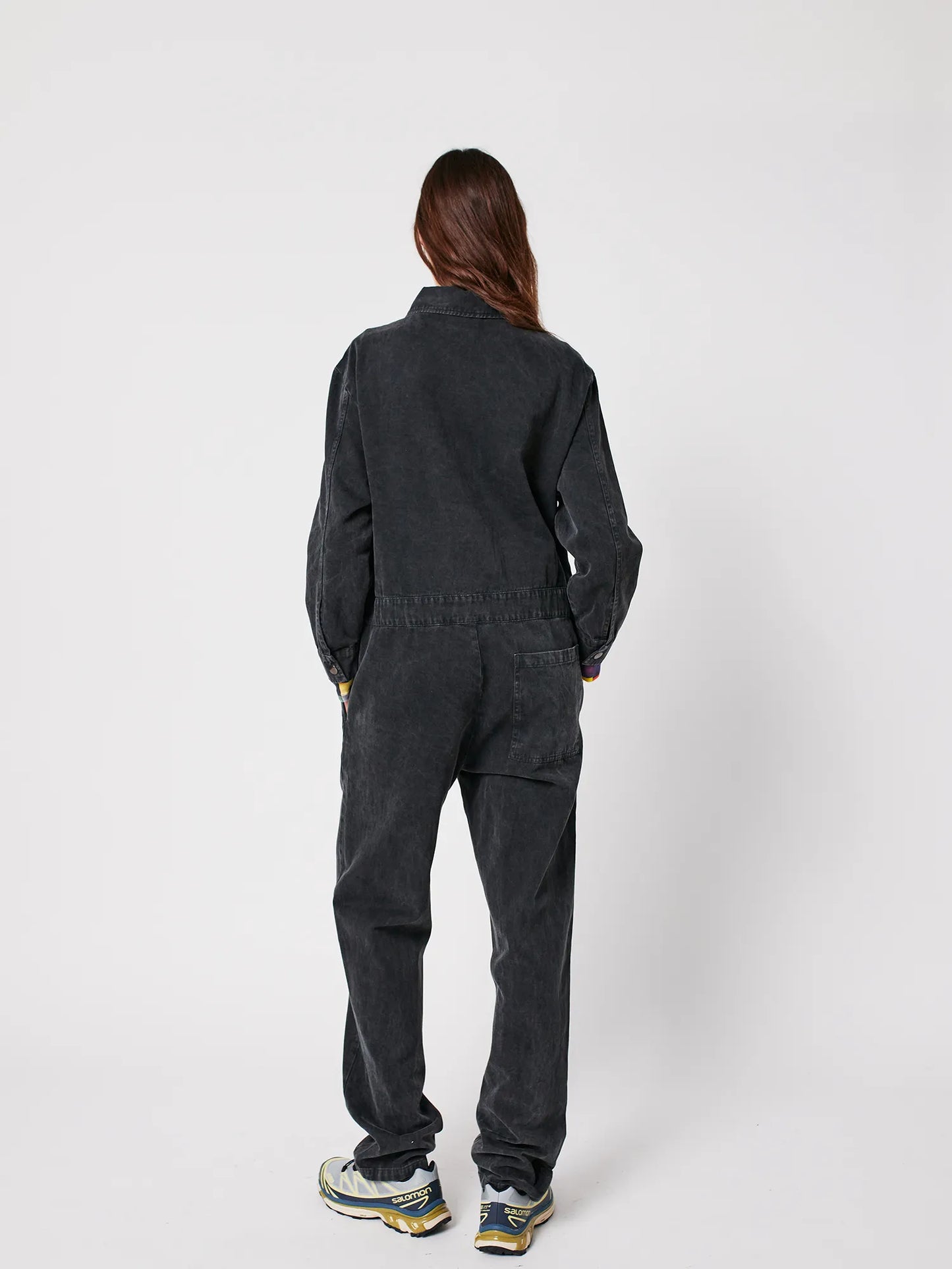 Combinaison zippée en jean