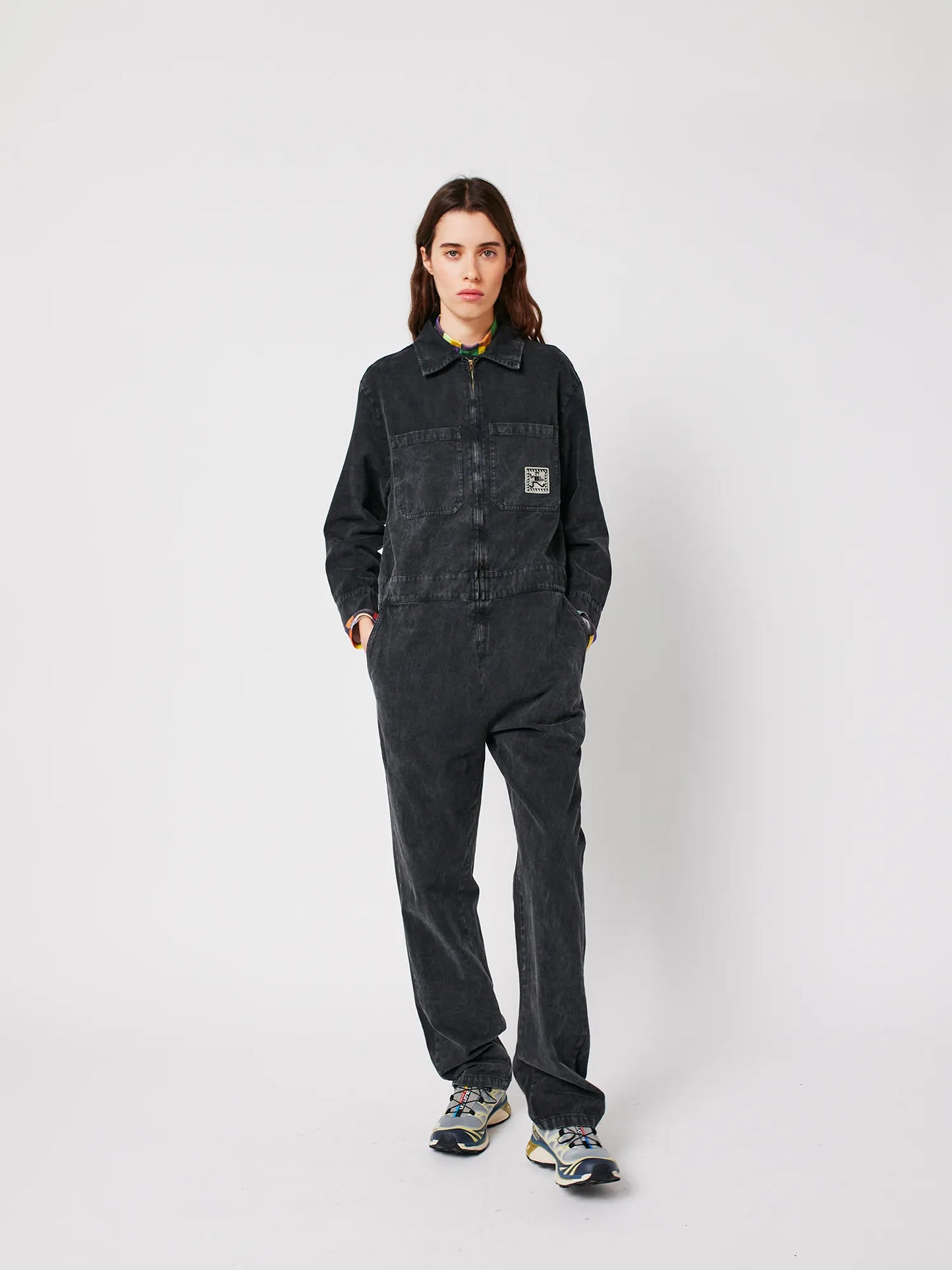 Combinaison zippée en jean