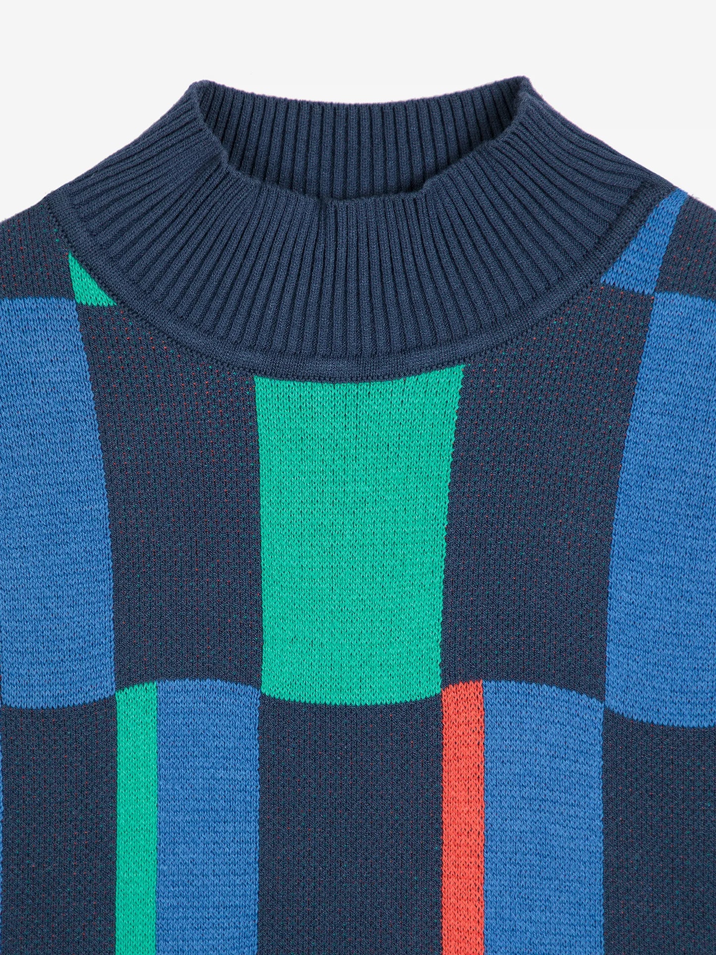 Jacquardpullover Turtleneck Geometric