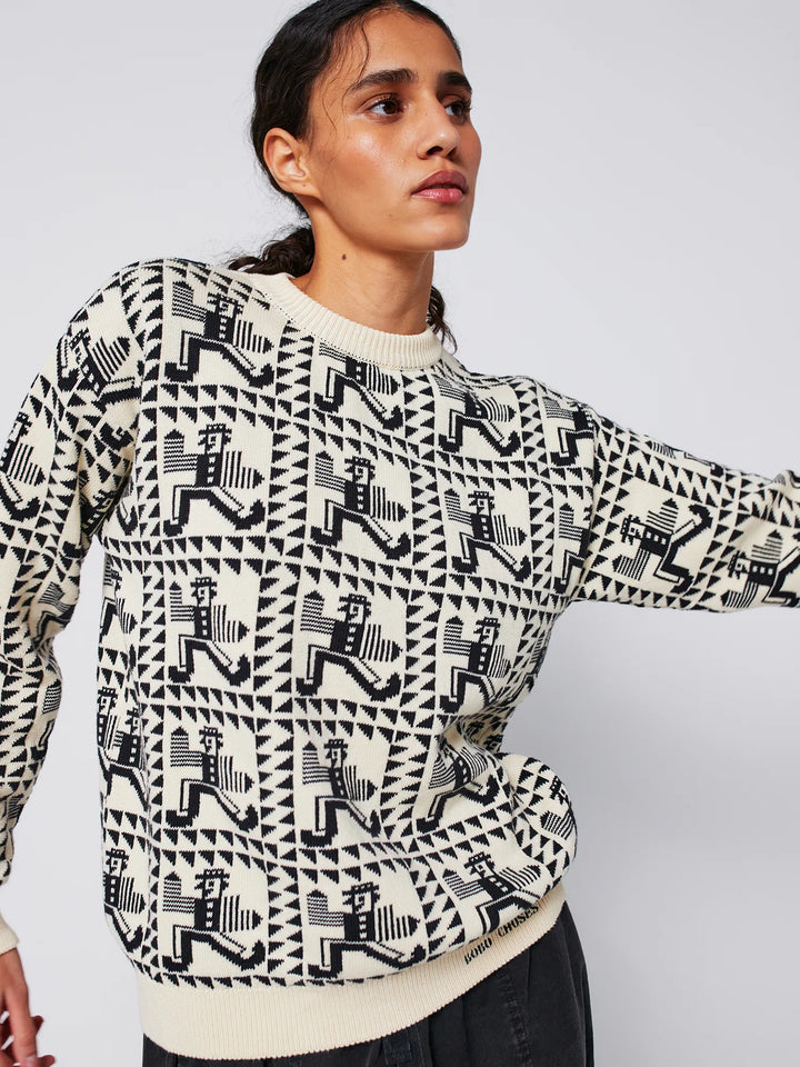 Pull décontracté en jacquard Mr Pencil