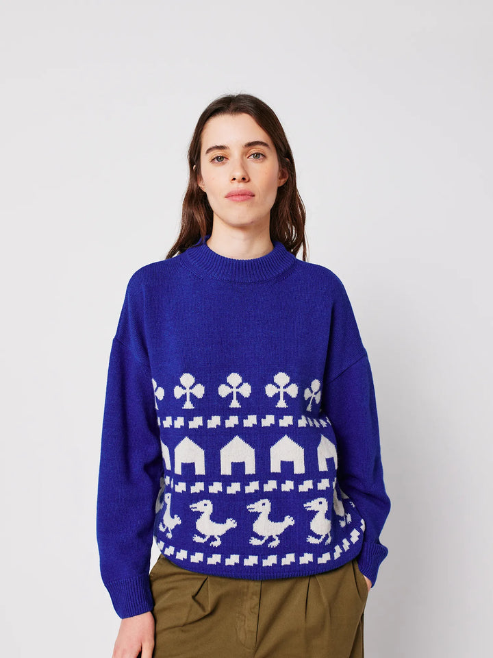 Farm jacquard oversize jumper