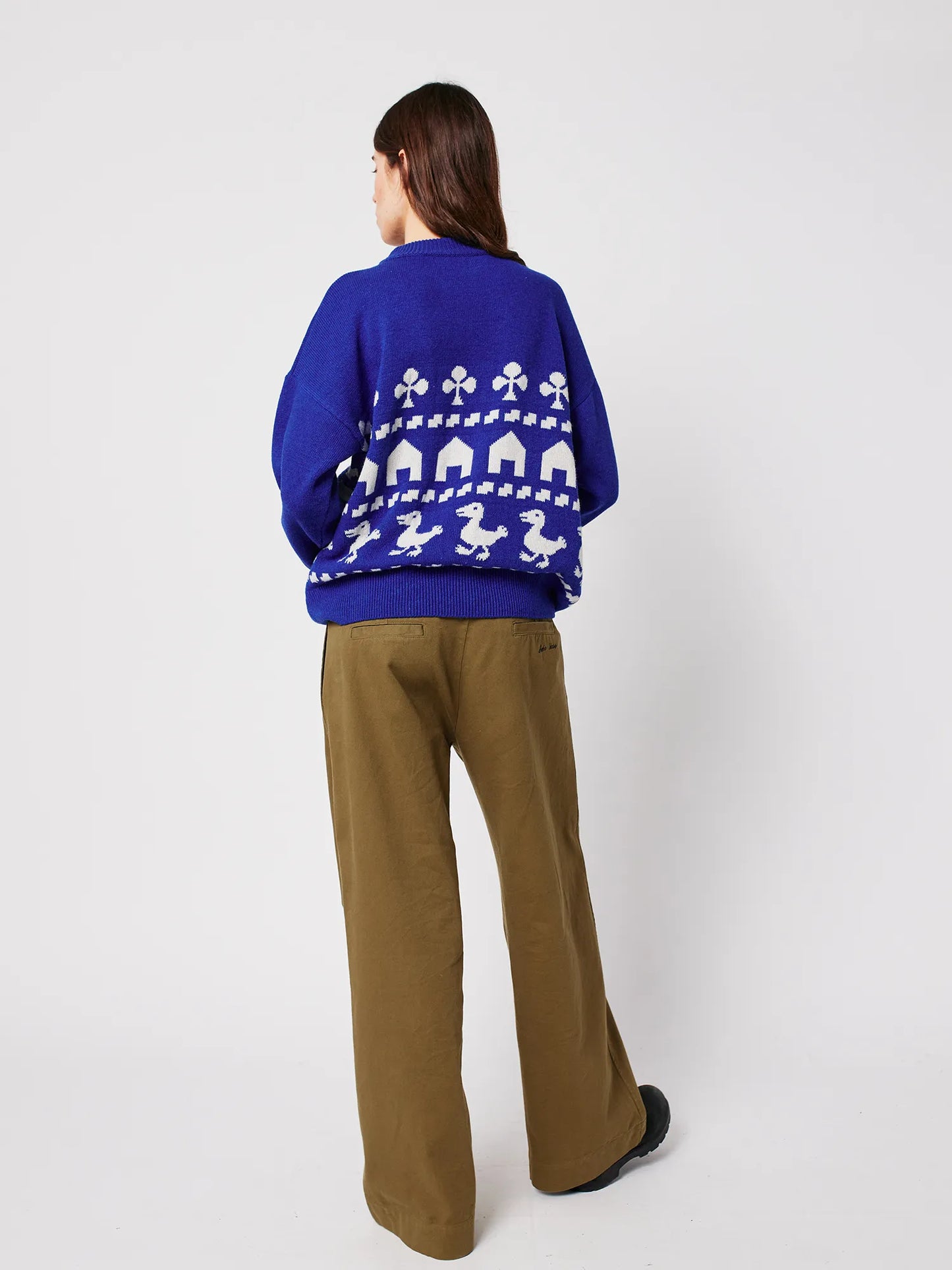 Farm jacquard oversize jumper