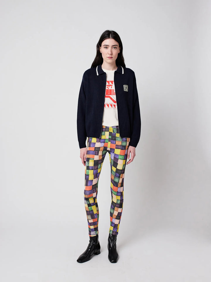 Mr Pencil zipped cardigan