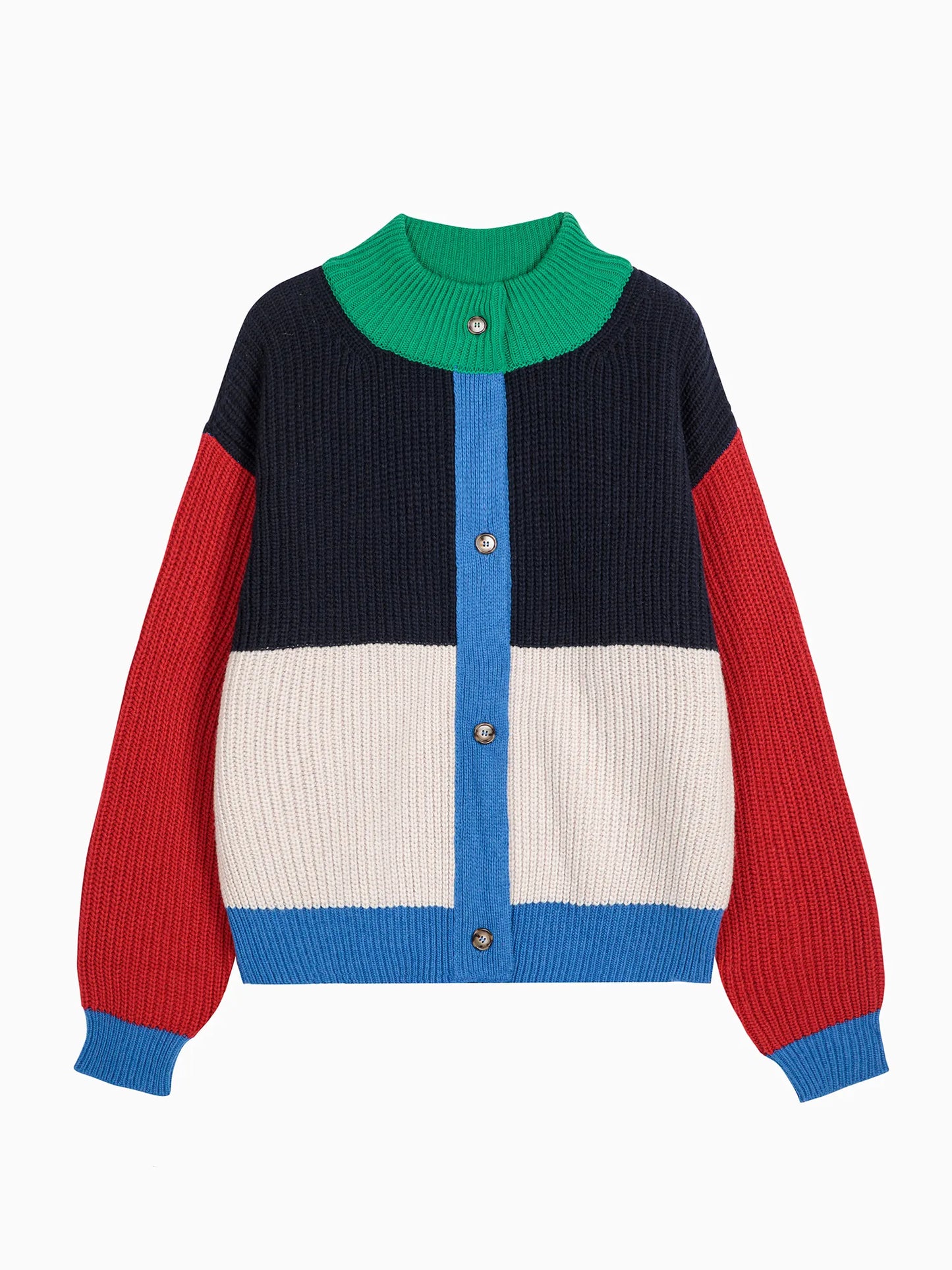 Color Block cardigan