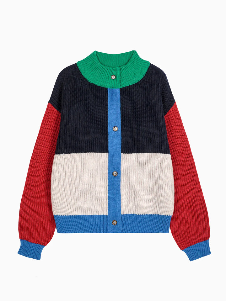Color Block cardigan