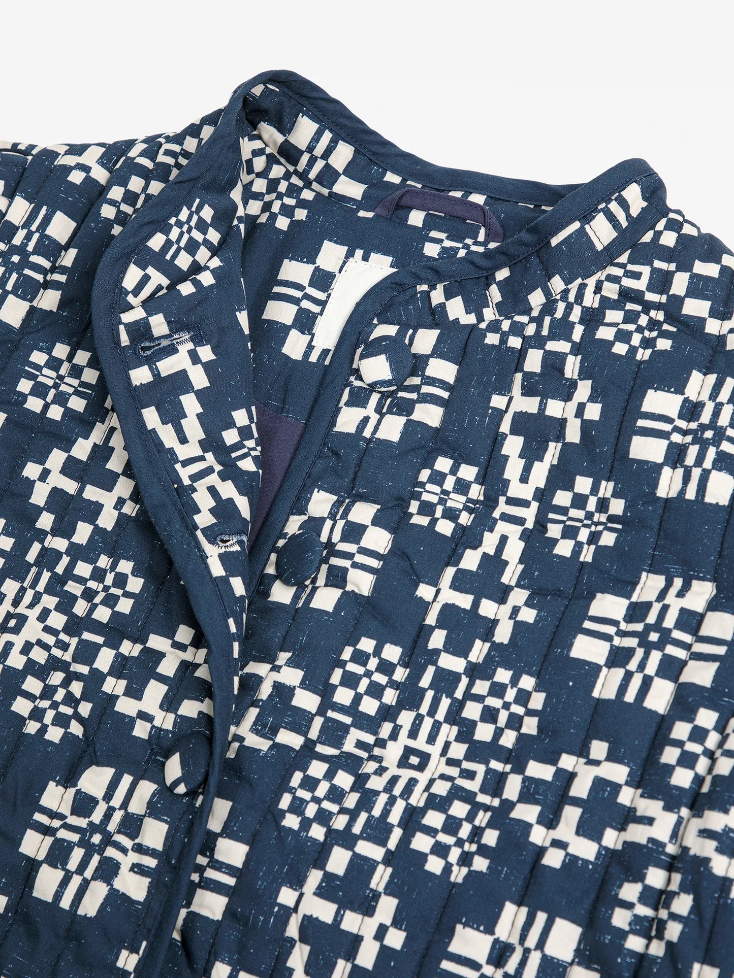 Kaleidoscope pattern cropped jacket