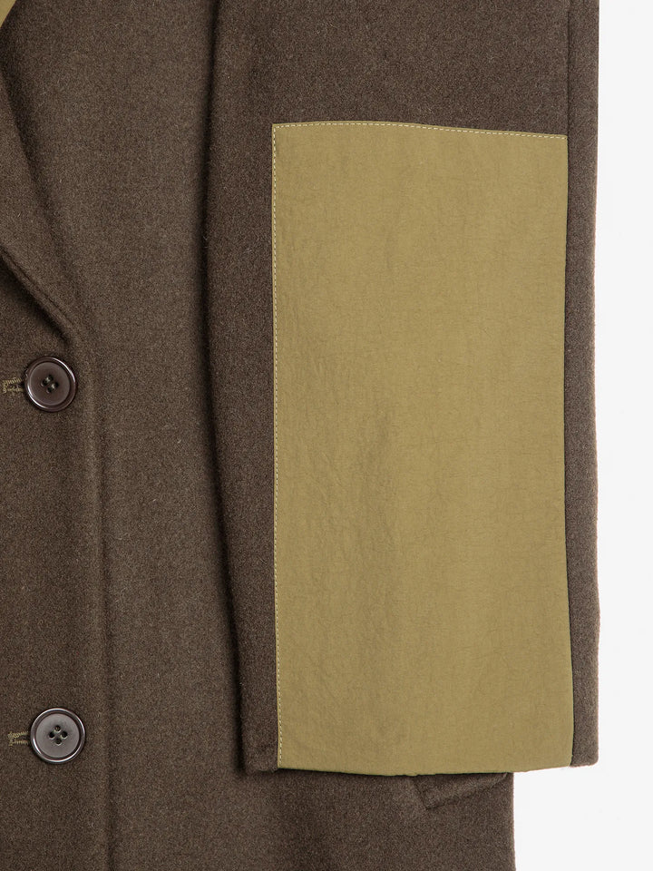 Wool blend long coat