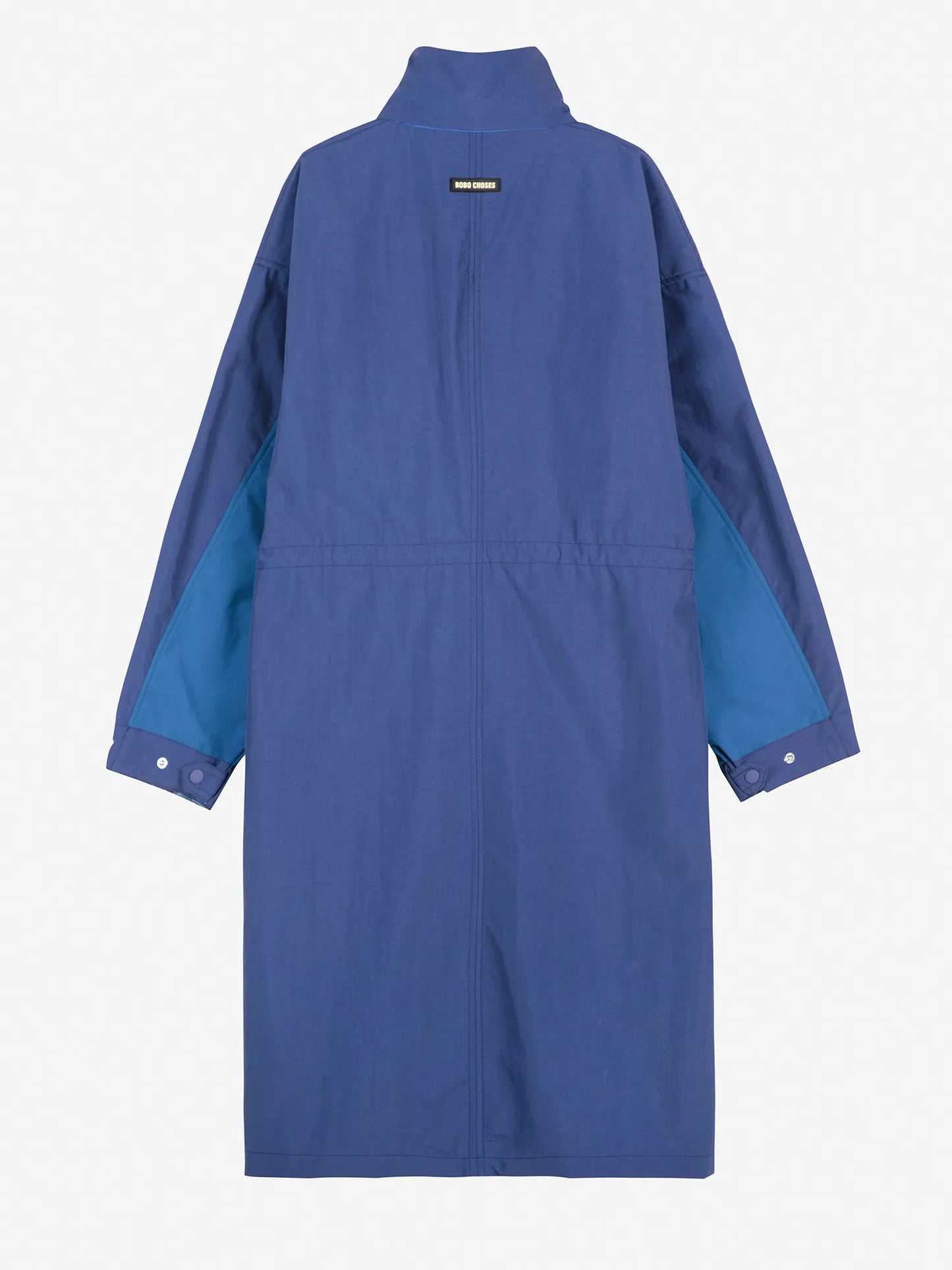 Blue raincoat