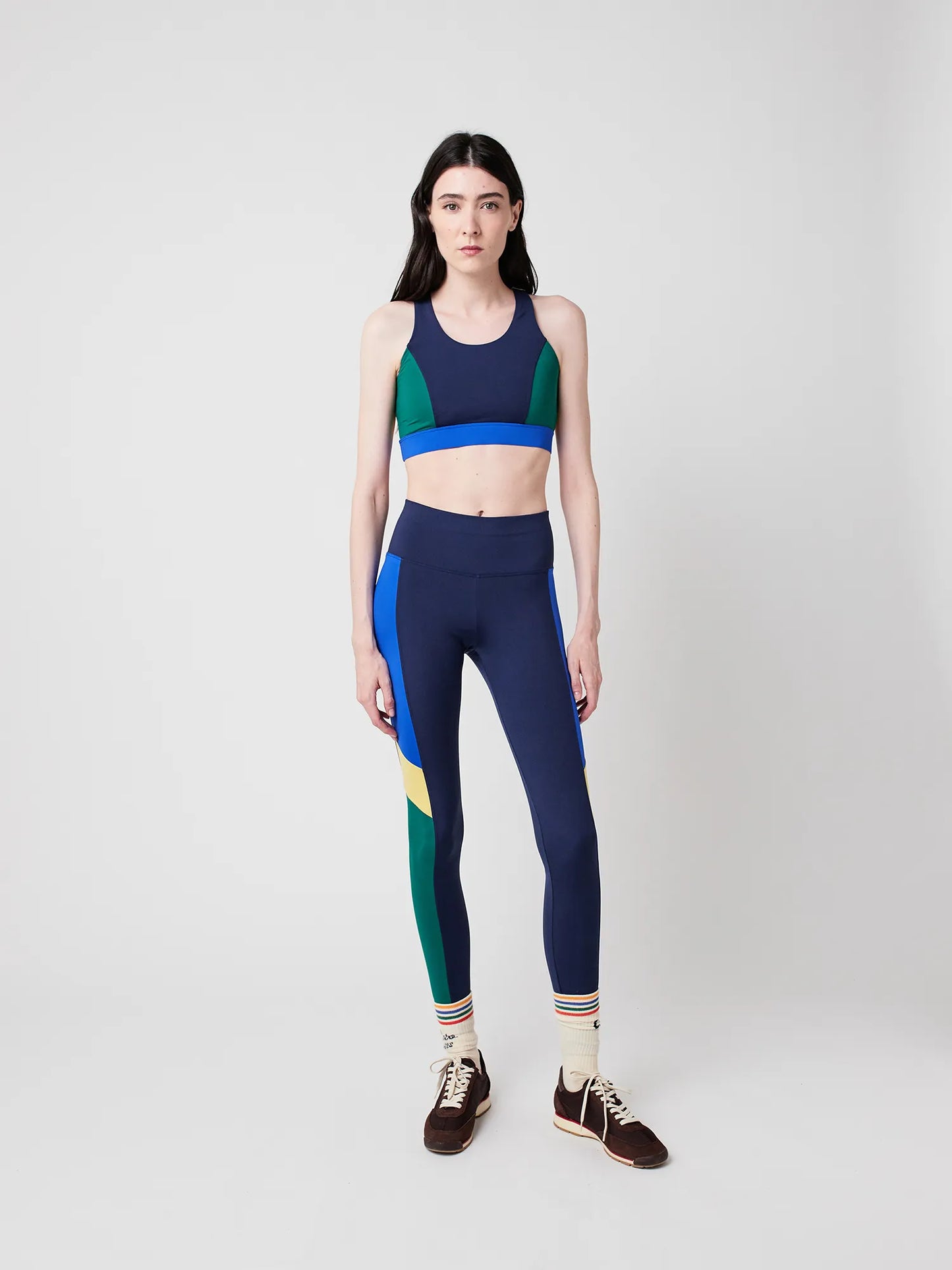 Haut de sport Color block