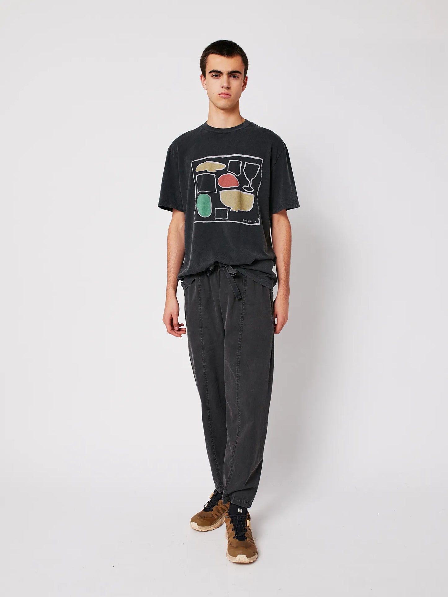 Pantalon cocon gris foncé