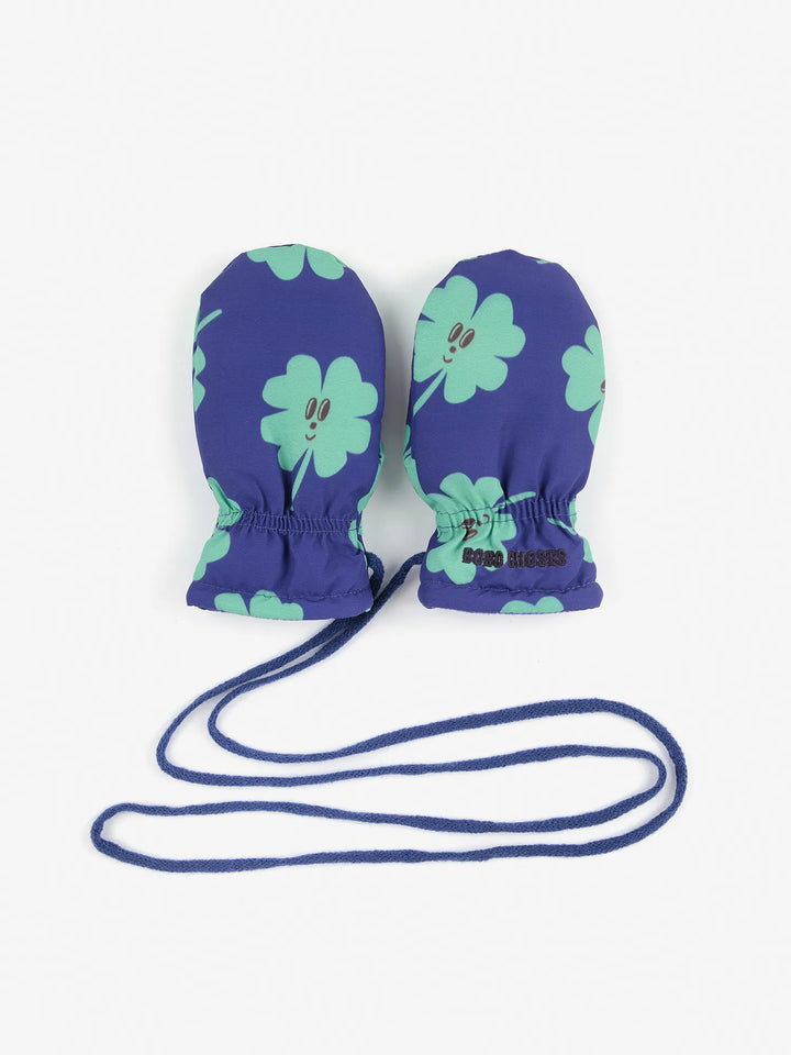 Lucky Clover all over padded mittens