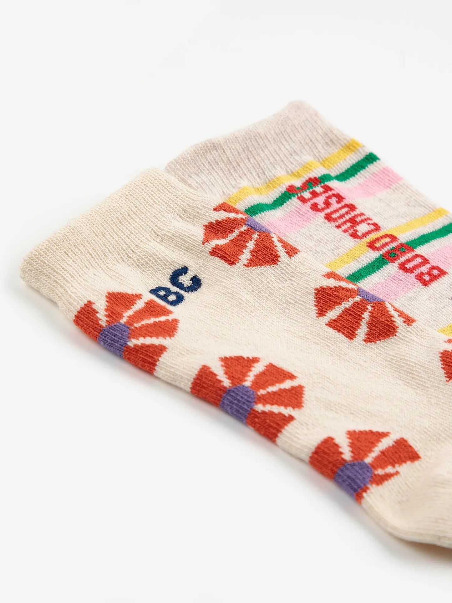 Joc 2 parells de mitjons llargs stripes estampat Kaleidoscope