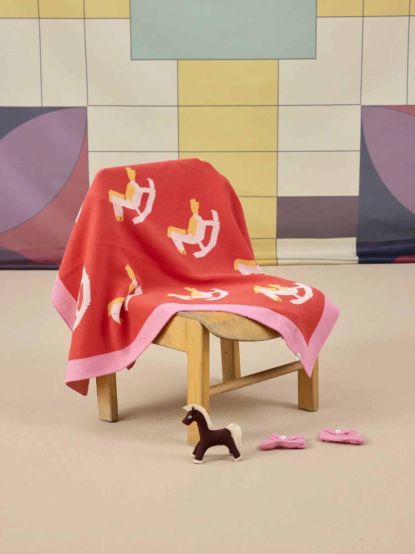 Geschenkpack Strick Rocking Horse