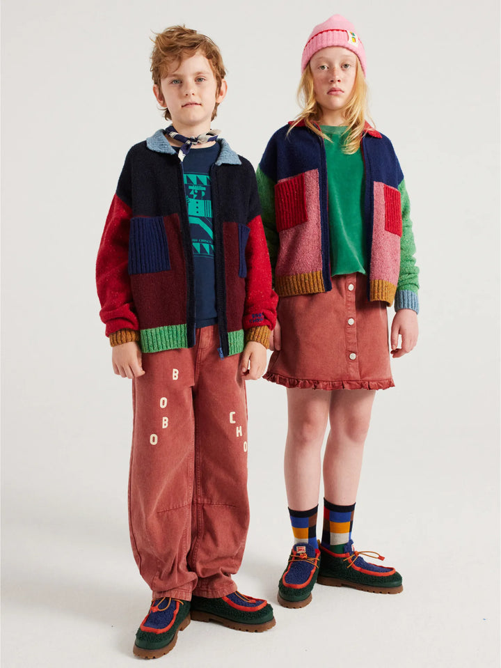 Bobo Choses x Camper Compas Wallabee sheepskin shoes