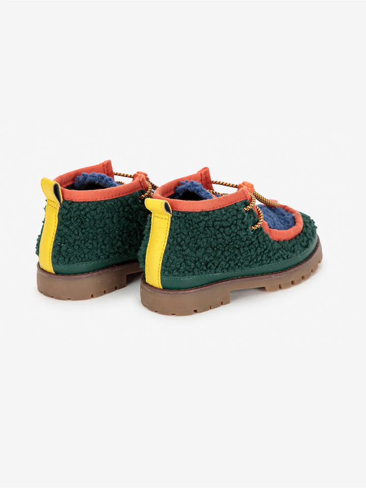 Bobo Choses x Camper Compas Wallabee sheepskin shoes
