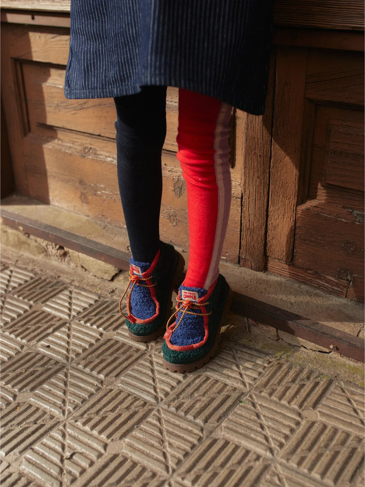 Bobo Choses x Camper Compas Wallabee sheepskin shoes
