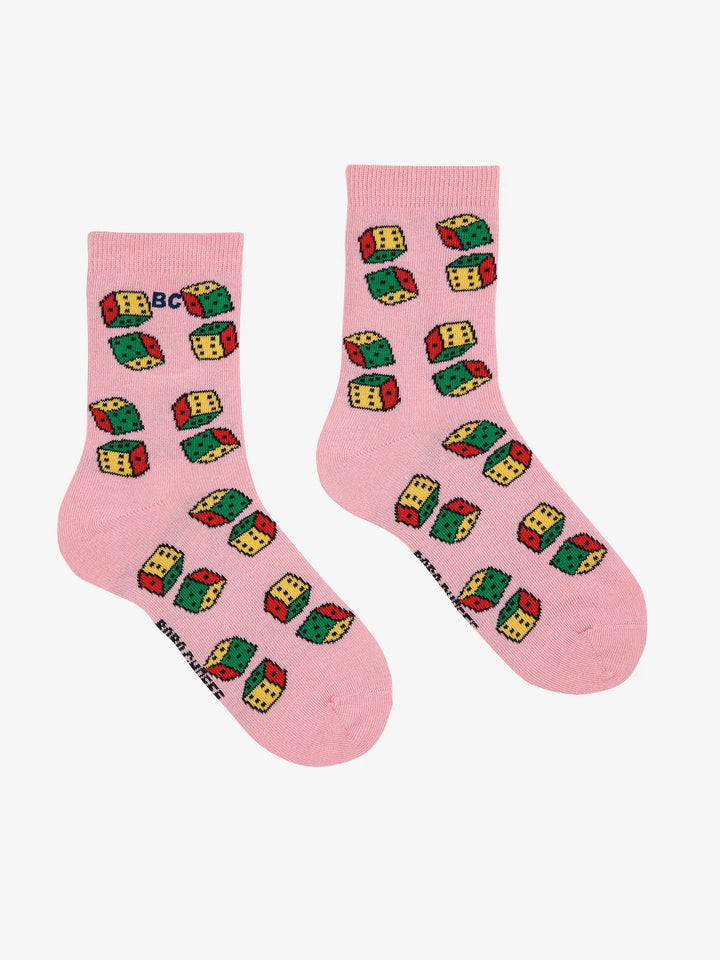Dices all over short socks