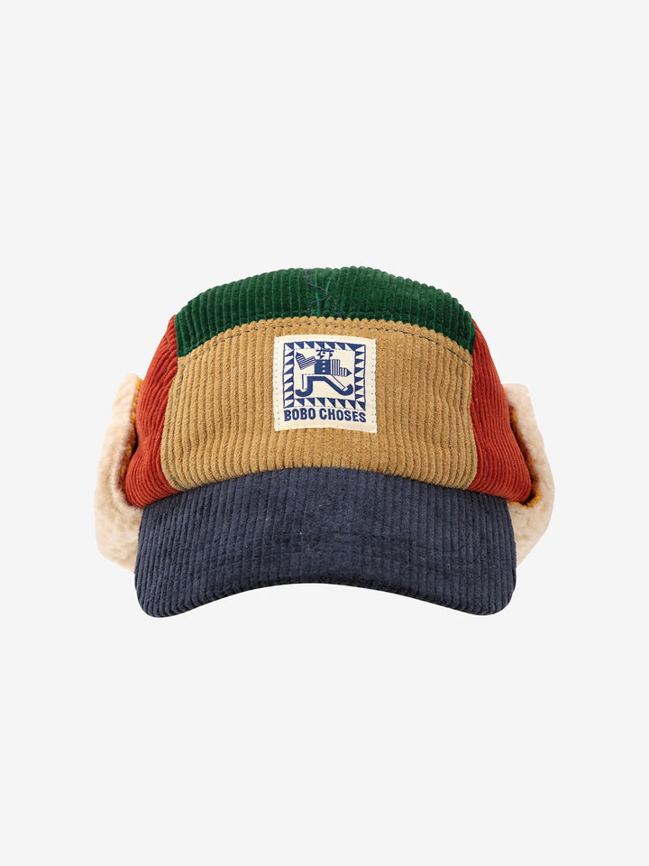 Casquette d'hiver en velours côtelé Mr Pencil
