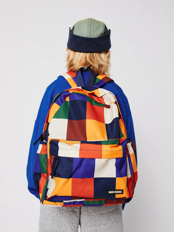 Mochila escolar Multicolor Tiles