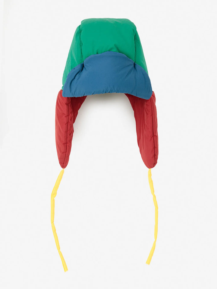 Color Block padded chapka