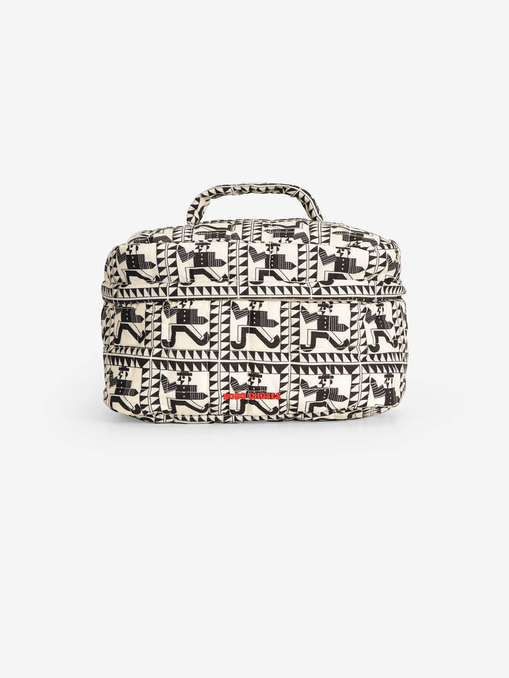 Quilted travel pouch