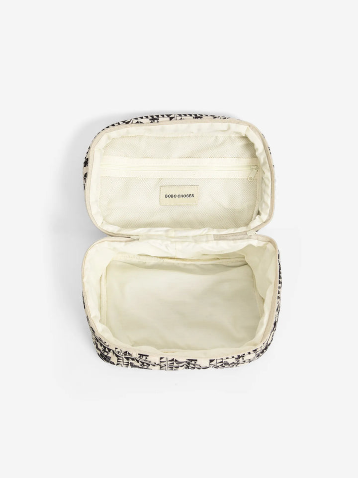 Quilted travel pouch