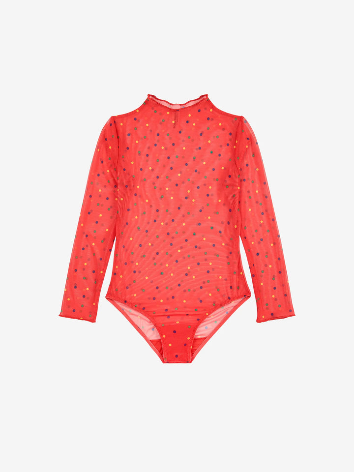 Polka Dot mesh body