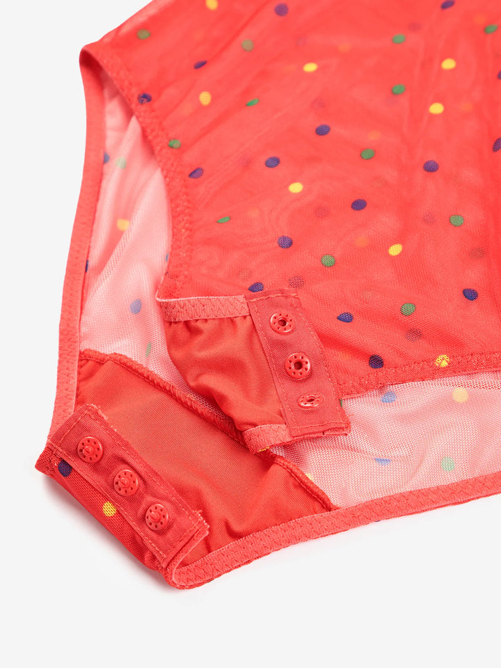 Polka Dot mesh body