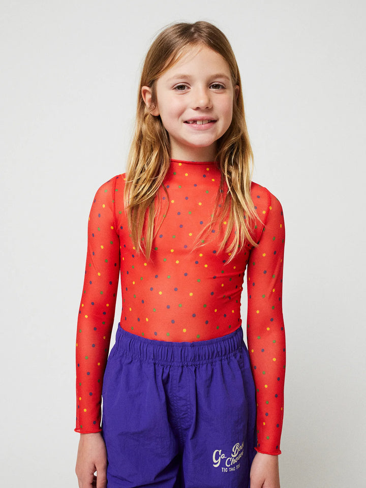 Polka Dot mesh body