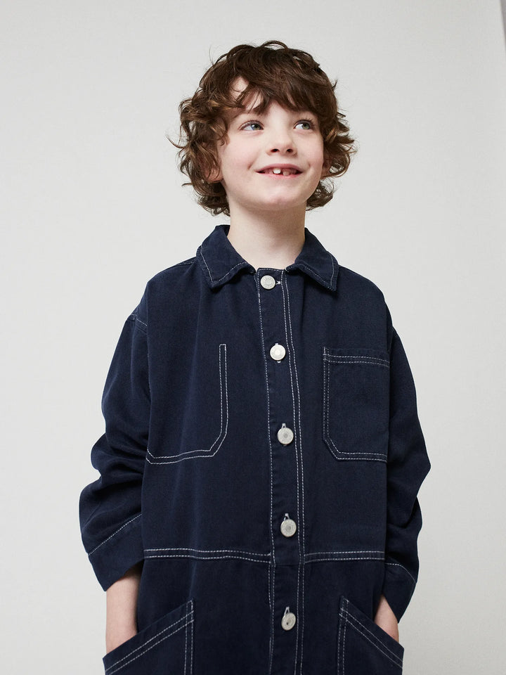 Snake woven overall