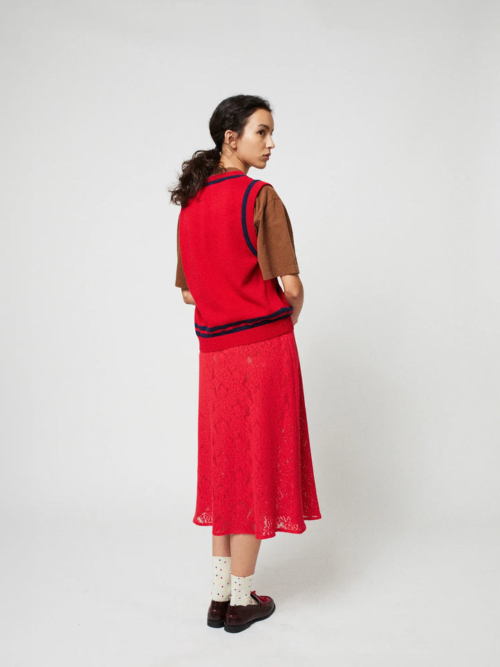 Memory knitted vest