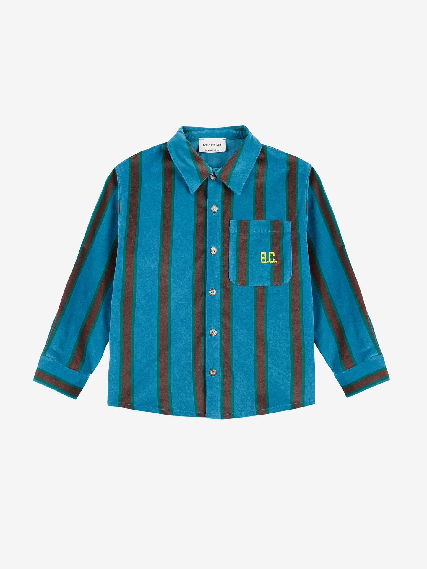 Stripes velvet over shirt