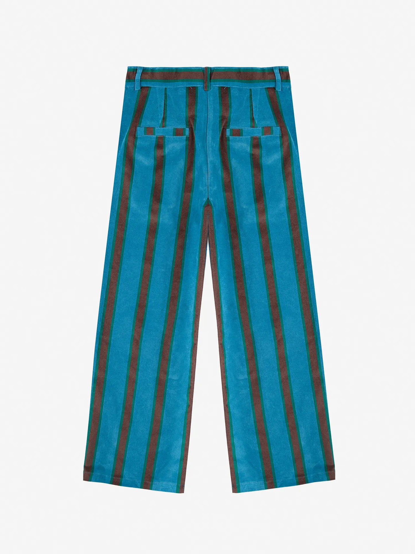 Stripes velvet chino pants
