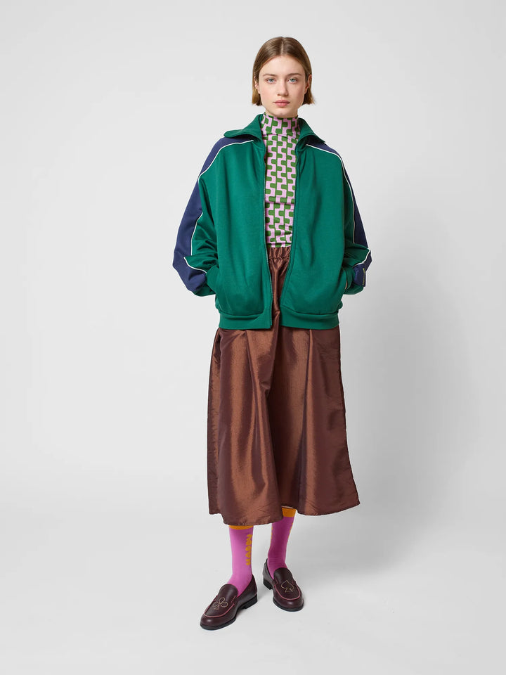 Purple print t-shirt