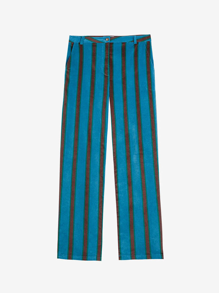 Striped all over pants