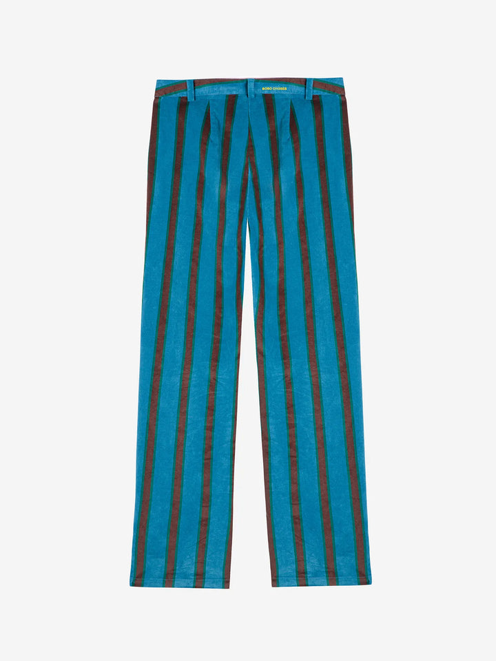 Striped all over pants