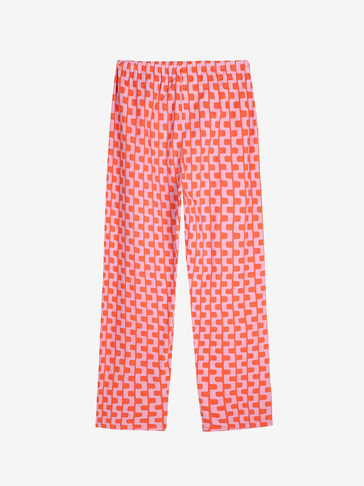 Purple printed loungewear set