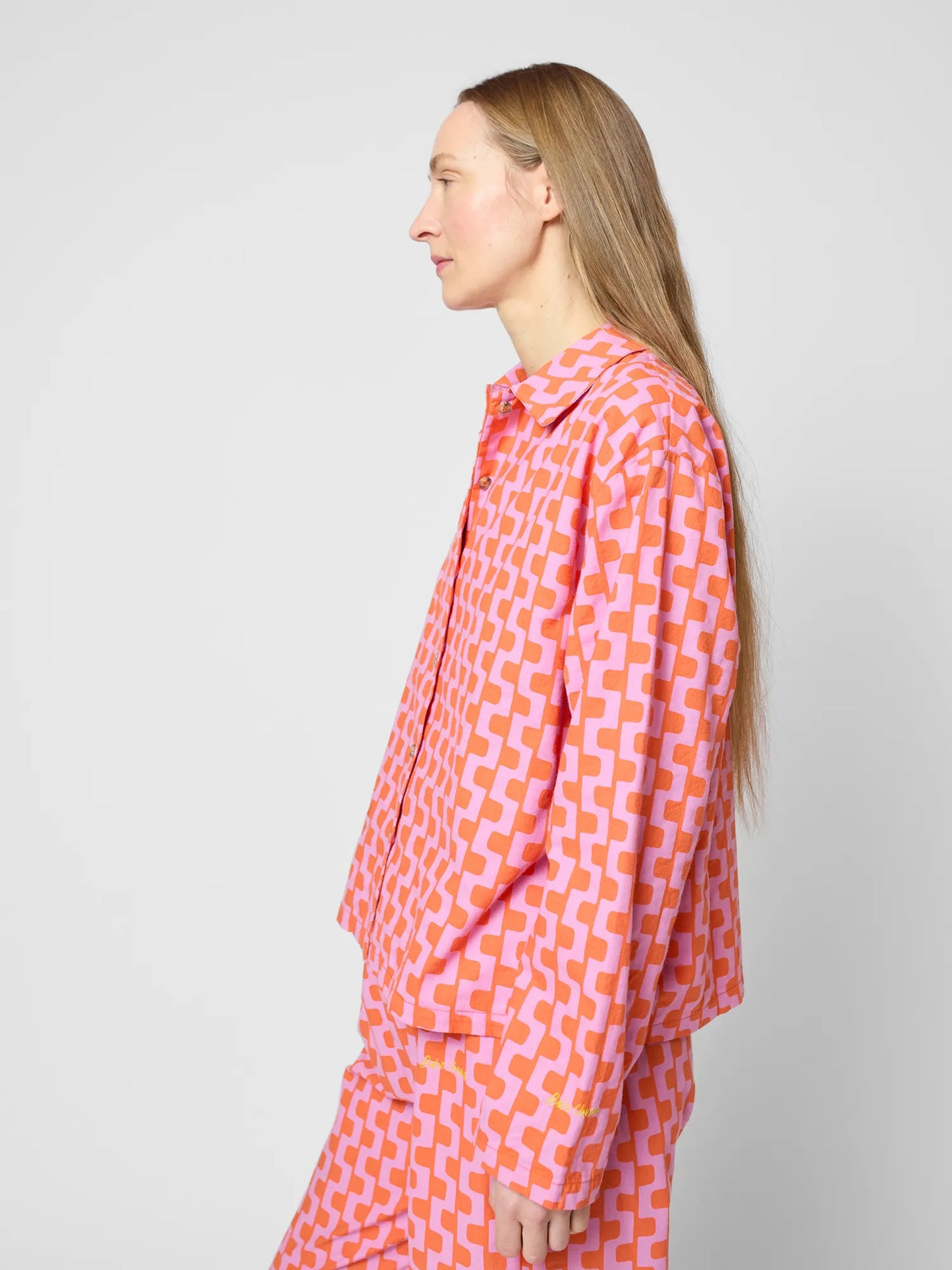 Purple printed loungewear set