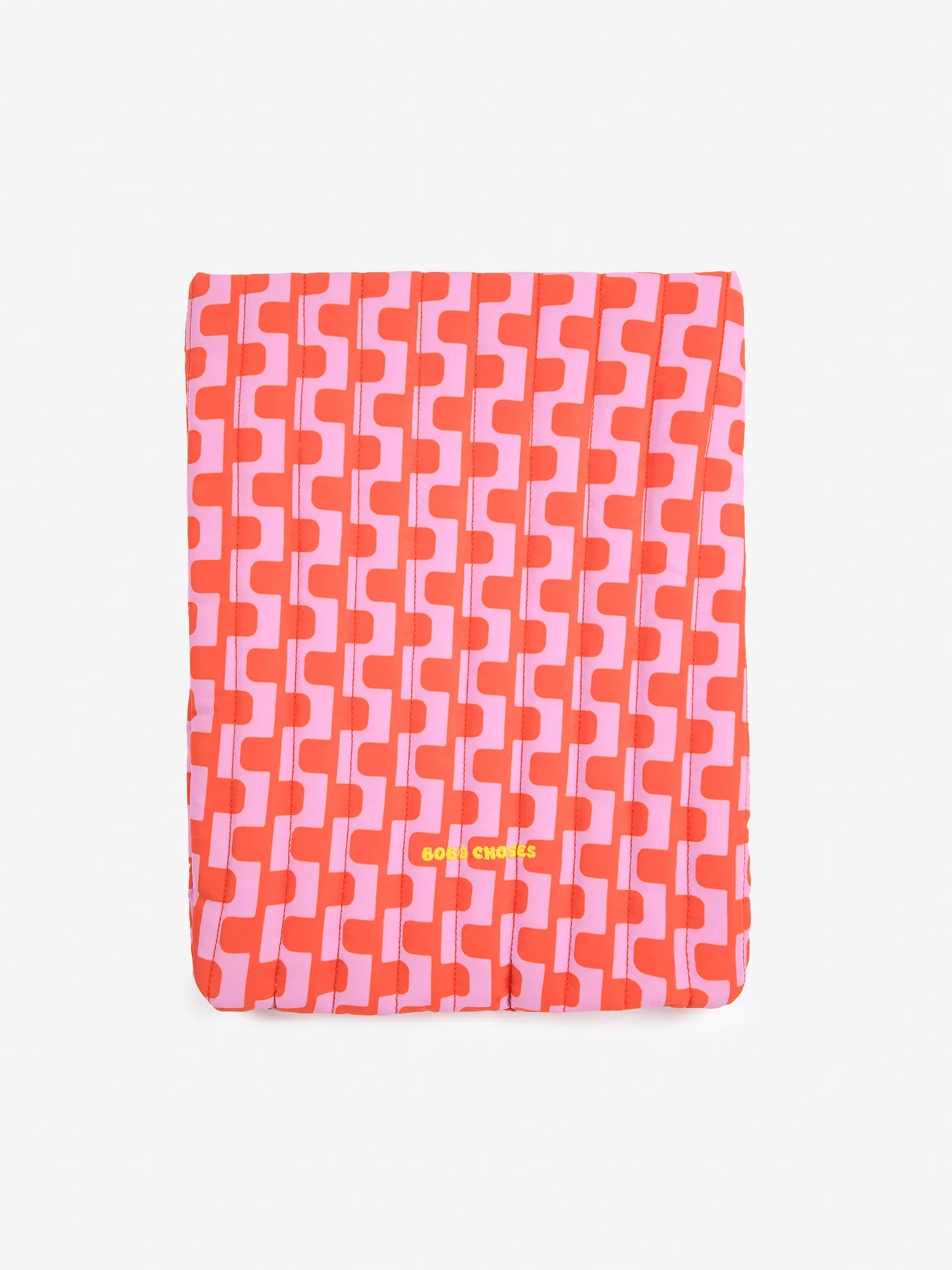 Chain quilted laptop cover